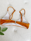 Orange Cheeky Bikini Set size Small
