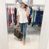 Tory Burch White Hermosa Blouse - Size 0