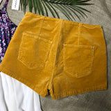 Pacsun Mustard Corduroy Shorts - 27