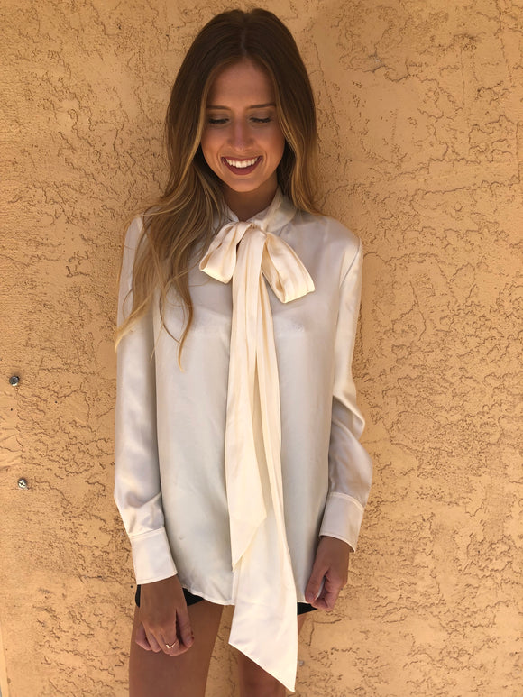 Tory Burch Silk Button-Down - Size 4