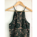 Bardot Mila Halter Lace Forest Green Dress NWT 10