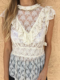 Free People Lace Top - S