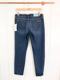 7 for all Mankind B(air) Authentic Denim Roxanne Ankle Frayed Hem Jeans NWT 30