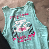 Teal Jeep Tank - Medium