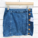 Free People Chambray Skirt - 8