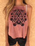 Pink Nude Crop Top - M