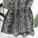 Snakeskin Dress - Medium