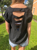 Black Short Sleeve - M