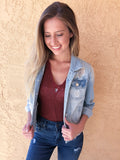 Rips & Denim Jacket - XS