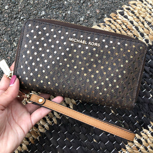 Michael Kors Shimmer Wristlet Wallet