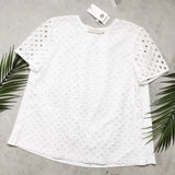 Tory Burch White Hermosa Blouse - Size 0