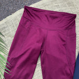 Maroon Champion Leggings - XS