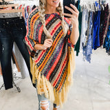 Tribal Poncho - One Size