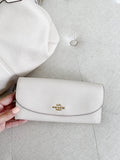 COACH Lexy Chain Pebble Leather Shoulder Bag + Wallet Set