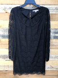 Little Black Lace Dress - M