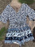 Elephants Have Our Hearts Romper - M