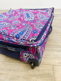Vera Bradley Boysenberry Small Carry-on Luggage Roller Suitcase