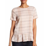 Anthropologie RO & DE Linen Plaid Top NWT Medium