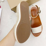 Lucky Brand Jeneka Sandshell Florence Platform Sandals size 6