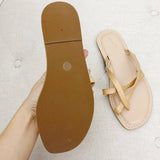 Universal Thread Leather Nude Strap Sandals size 6