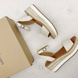 Lucky Brand Jeneka Sandshell Florence Platform Sandals size 6