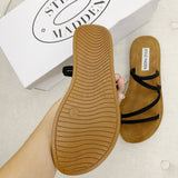 Steve Madden Kalypso Black Slide Sandals size 6